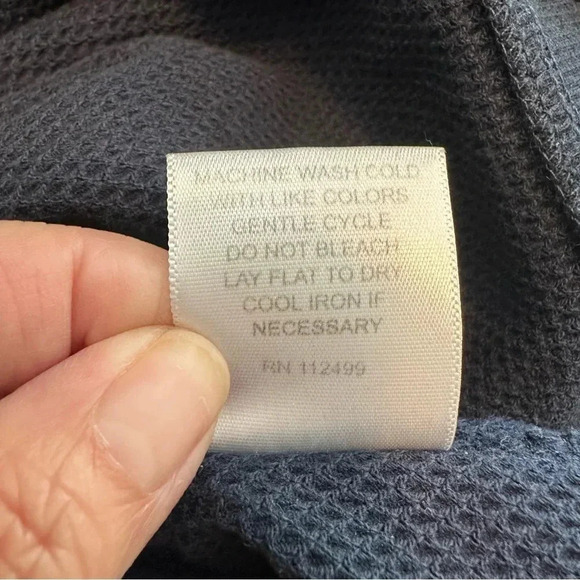 Tailorbyrd Collection Mens Gray Mock Neck 1/4 Zip Pullover - Picture 6 of 7